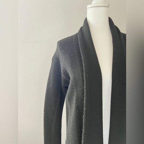 Vince Black Cotton Yak and Wool blend Cardigan Sweater size small - Picture 2 of 12